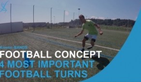 4 most Important Football Turning with the Ball Skills