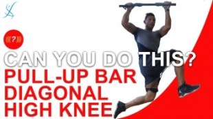 Kinetic-BANDS  Pull-up Bar Diagonal High Knee